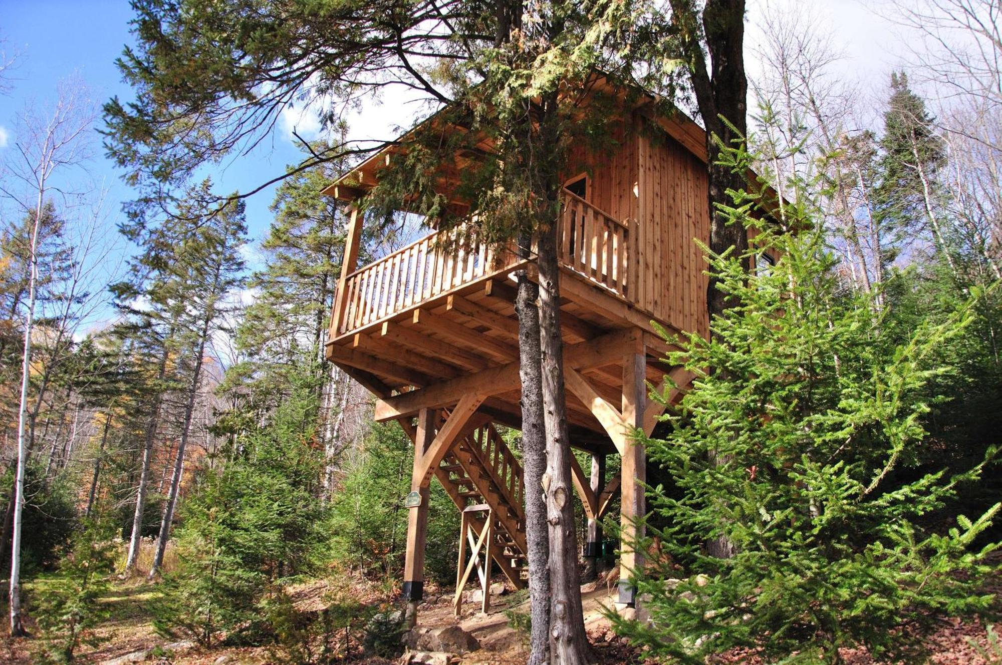 Les Cabanes Du Trappeur Wentworth-Nord Экстерьер фото